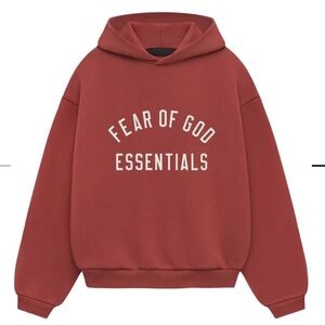 NEW Essentials Fear of God Crimson Hoodie FW24 AUTHENTIC 💯